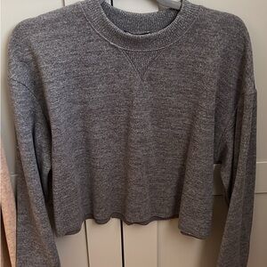 Zara Charcoal Knit Top